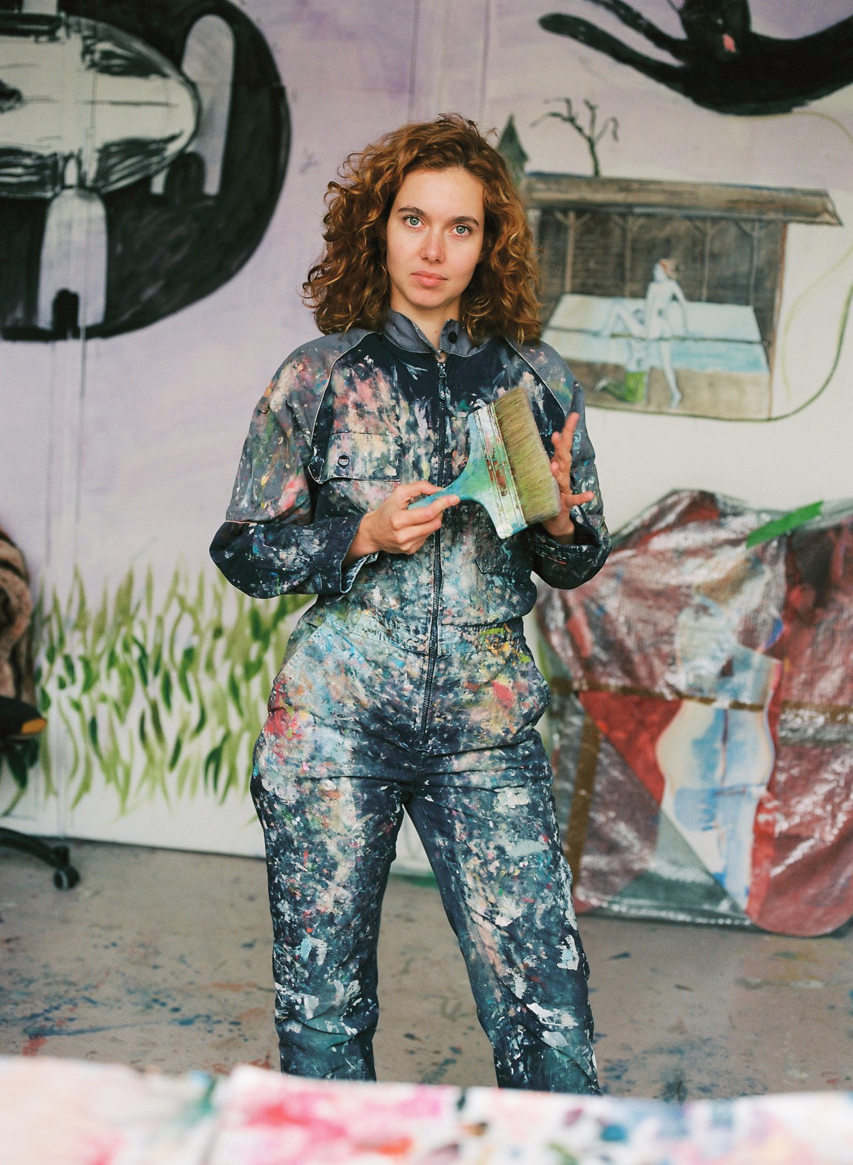 Madeleine Roger-Lacan, artist — portrait © Timothée Chambovet